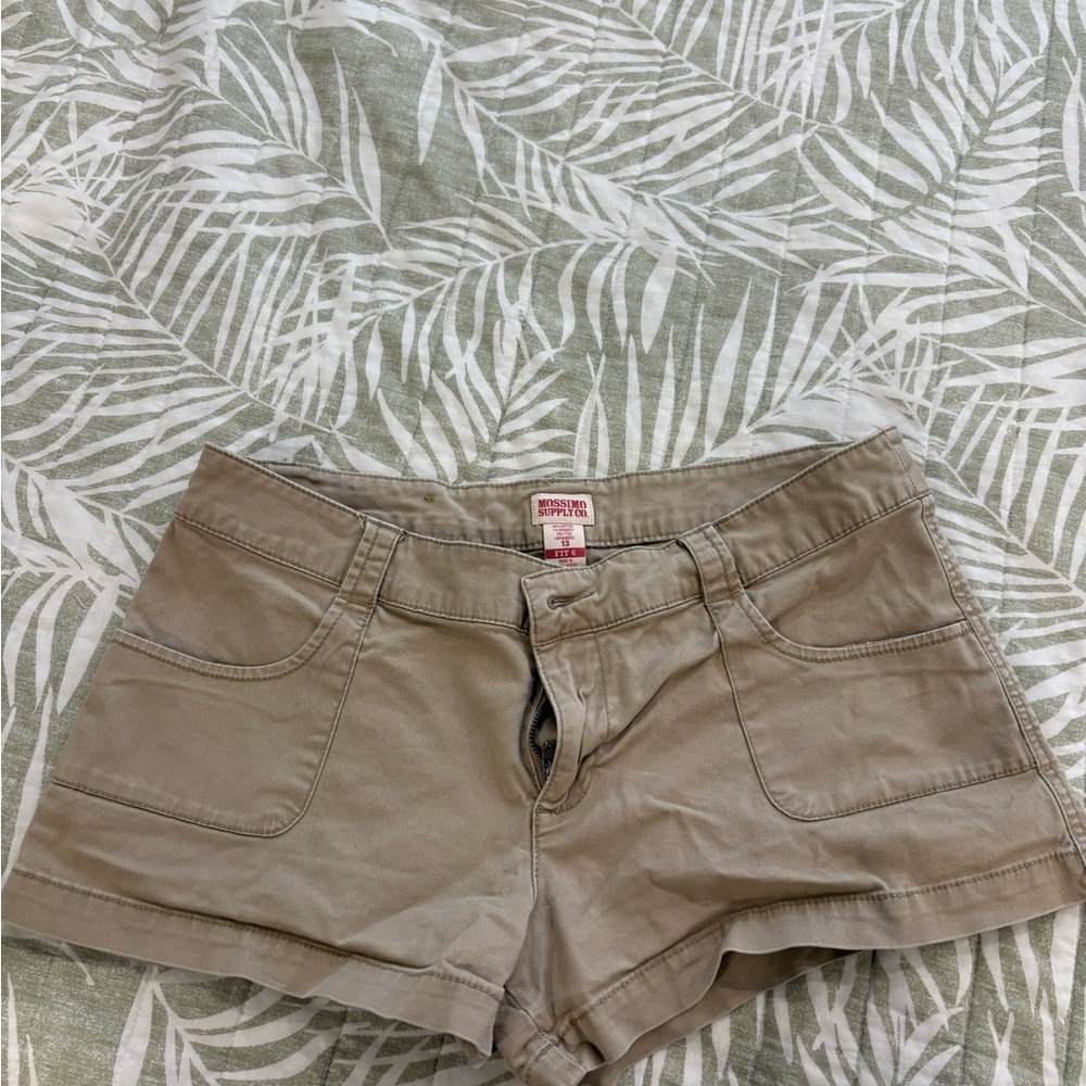 Mossimo Supply Co. Tan Women khaki Shorts